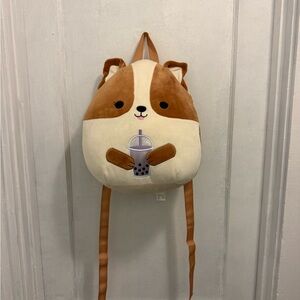COPY - Squishmallows Brown and Cream Corgi Plush Bag